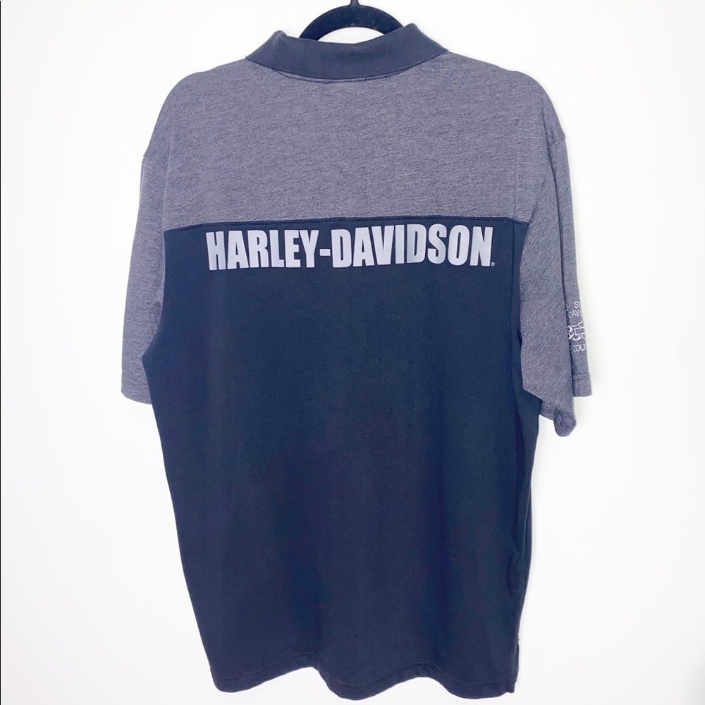 Harley Davidson Polo Shirt Size Large - Picture 2 of 10